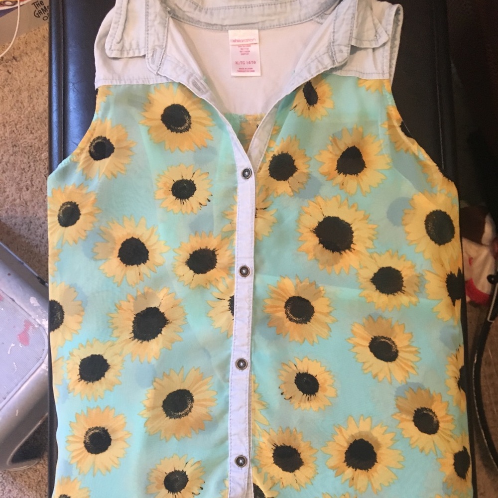 Floral tank top